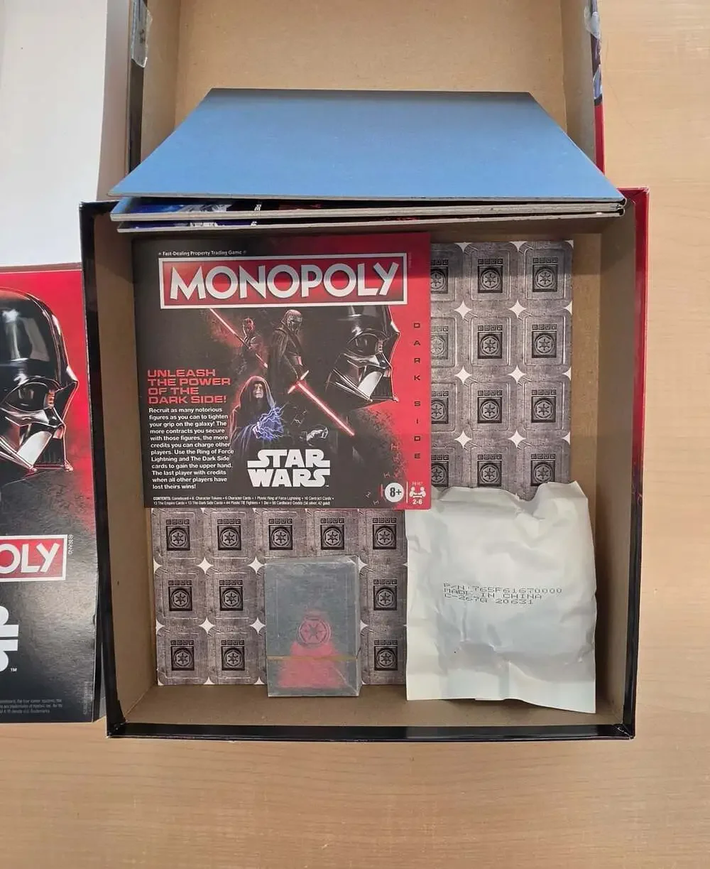 Monopoly Star Wars Dark Side Edition Board Game New Open Box!
